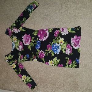 multicolor floral dress